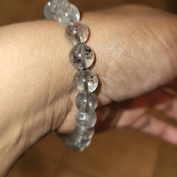 Herkimer Diamond Beaded Bracelet - Picture 4 of 5